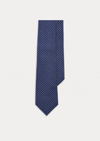 Corbatas Ralph Lauren Hombre Azules - Patterned Silk - LPSBN0512